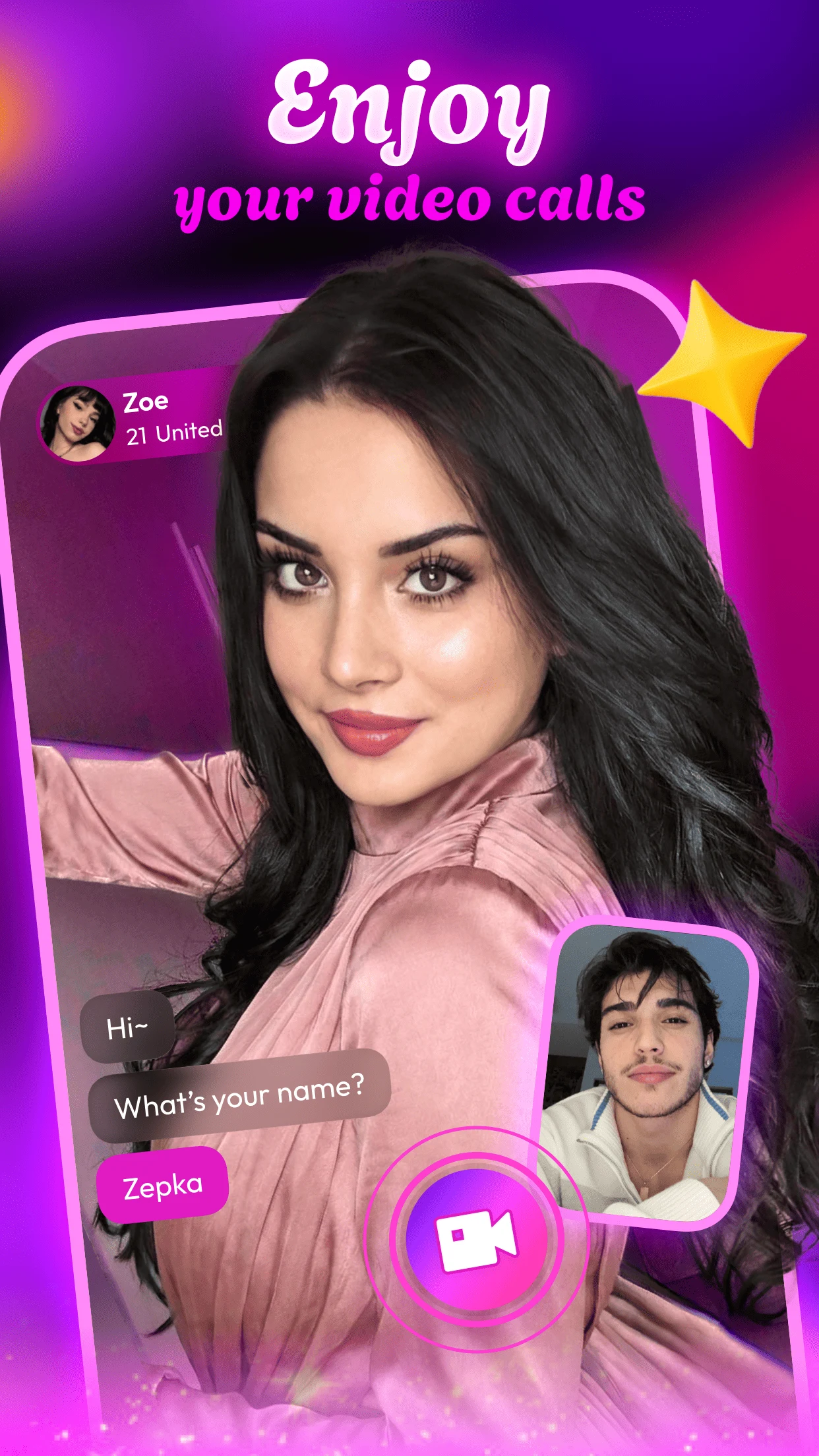 Zepka - Enjoy Live Video Chat screenshot